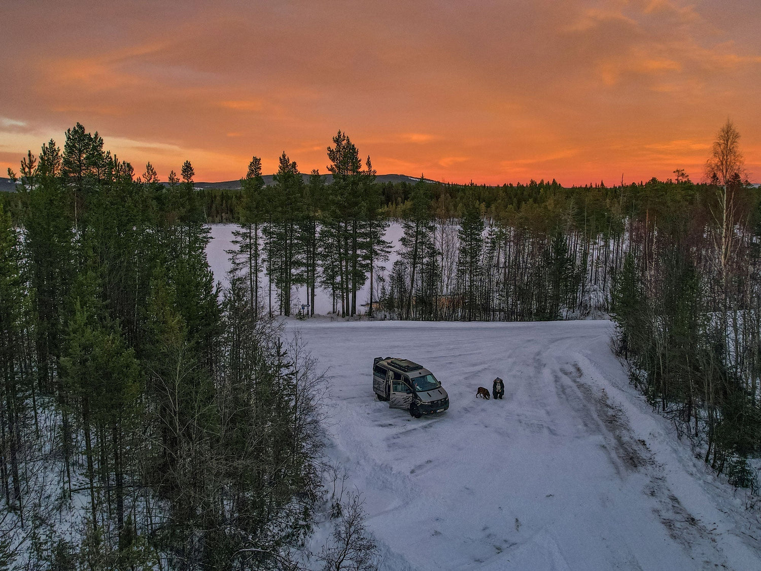 Bespikebare Winterräder am VW Bus Camper