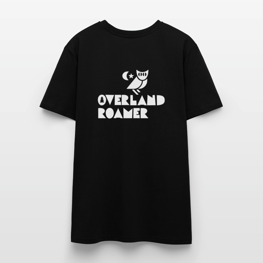 T-Shirt Black Bio "Overland Roamer" - Schwarz