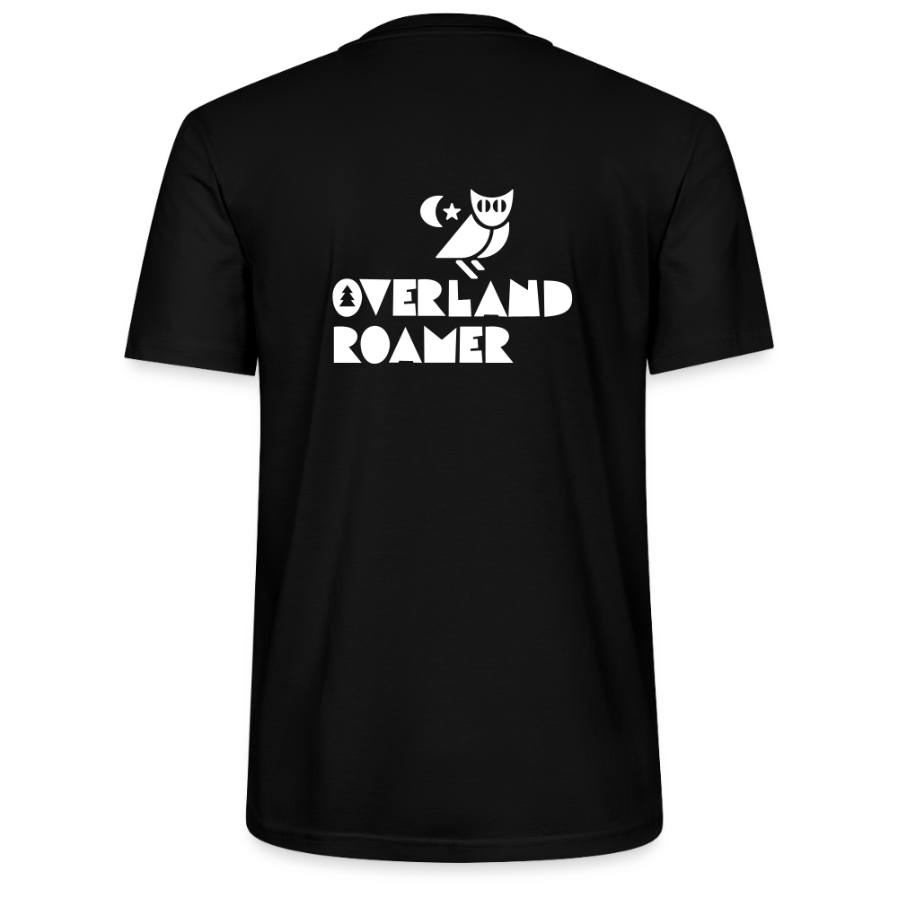 T-Shirt Black Bio "Overland Roamer" - Schwarz
