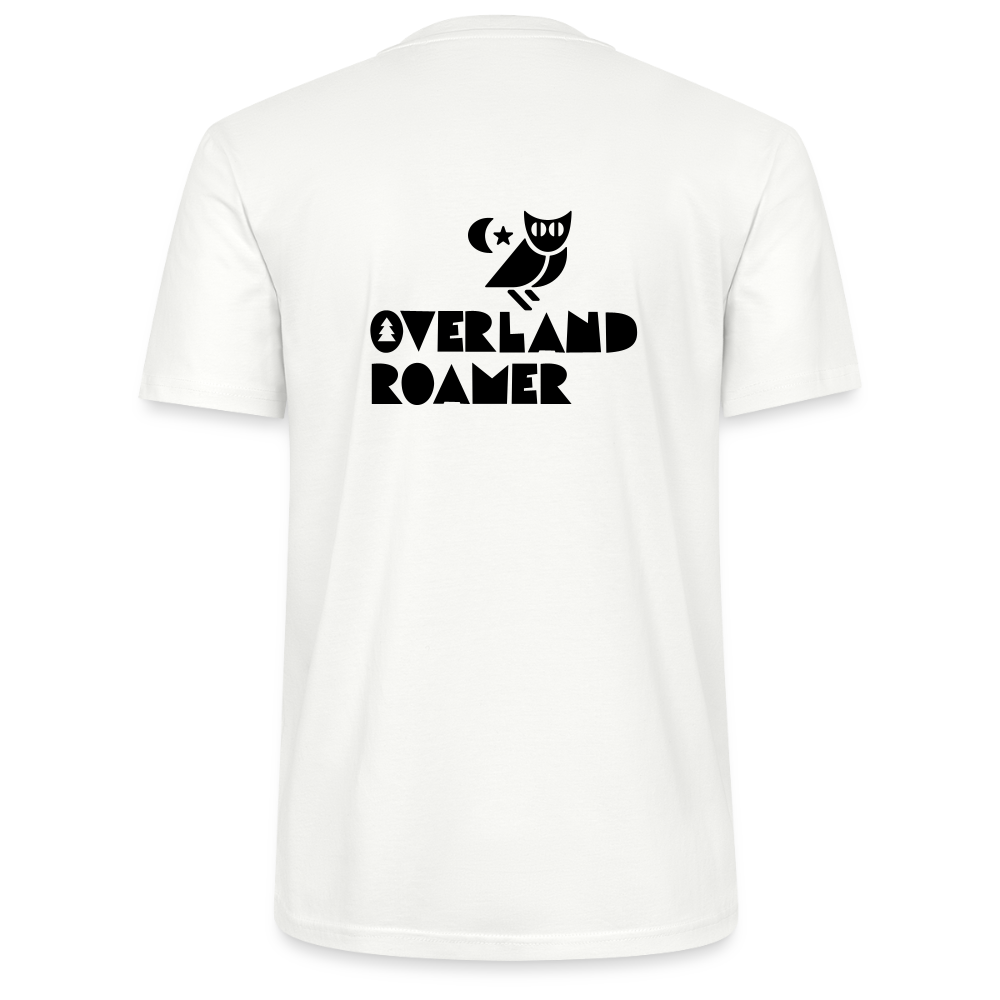 T-Shirt White Bio "Overland Roamer" - Weiß