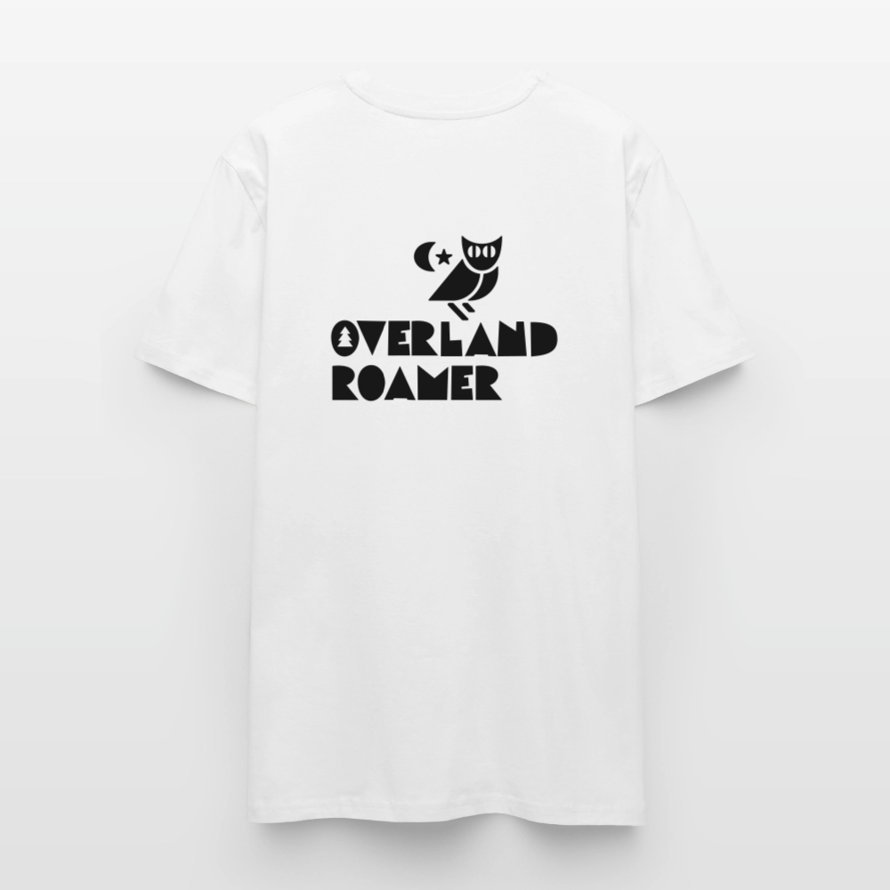 T-Shirt White Bio "Overland Roamer" - Weiß