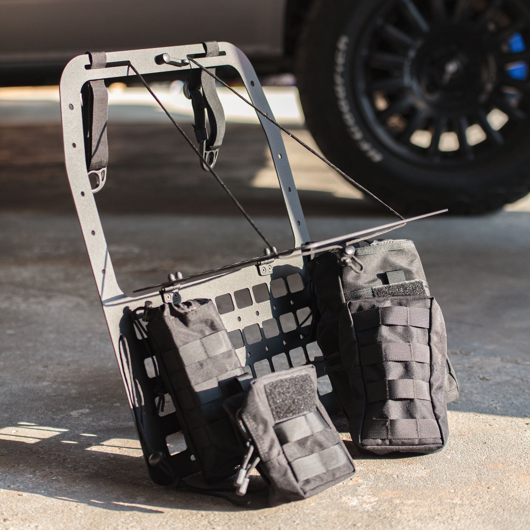 Formstabiler Autositz-Organizer mit Tisch-Funktion # VW Bus, Campervans & Geländewagen