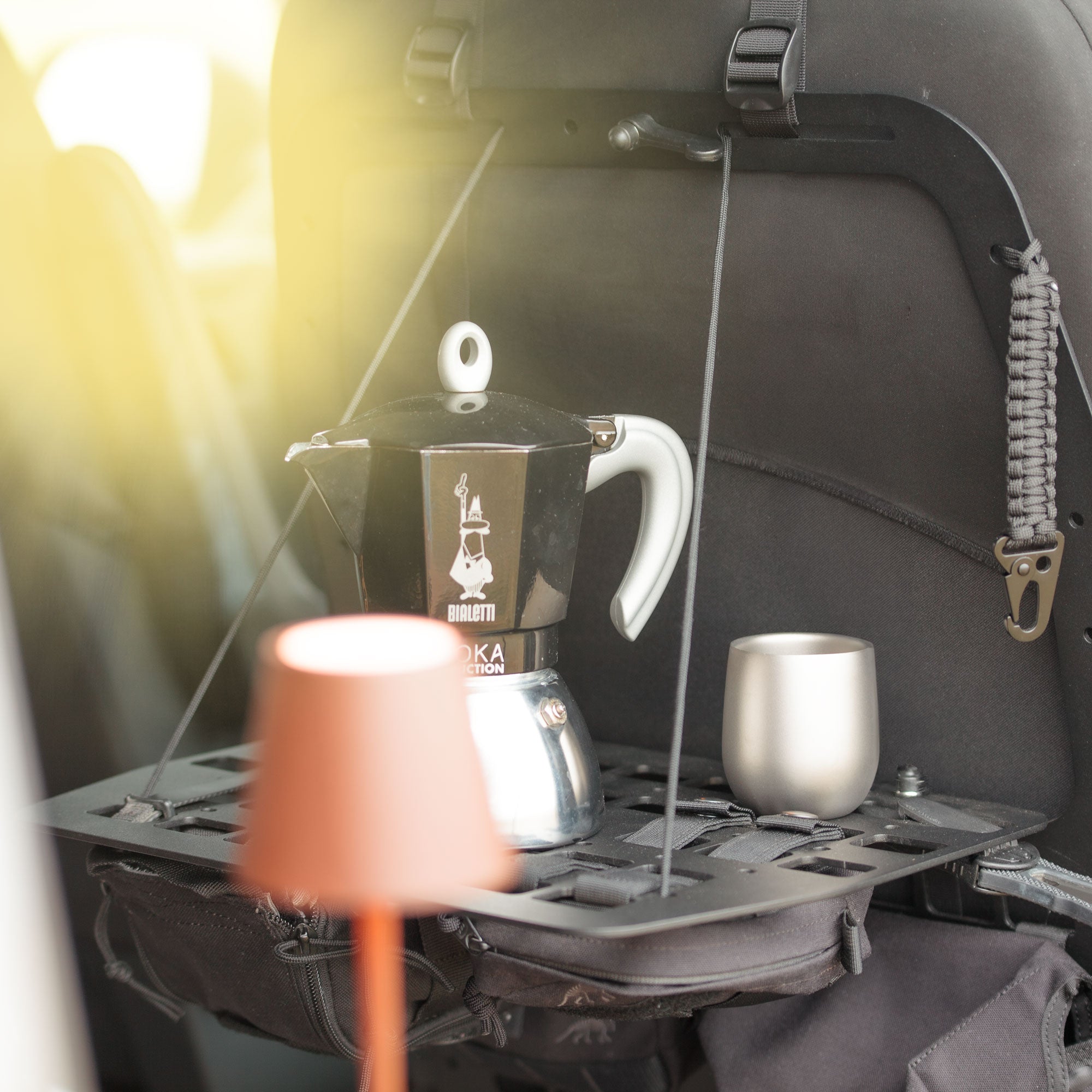 Formstabiler Autositz-Organizer mit Tisch-Funktion # VW Bus, Campervans & Geländewagen