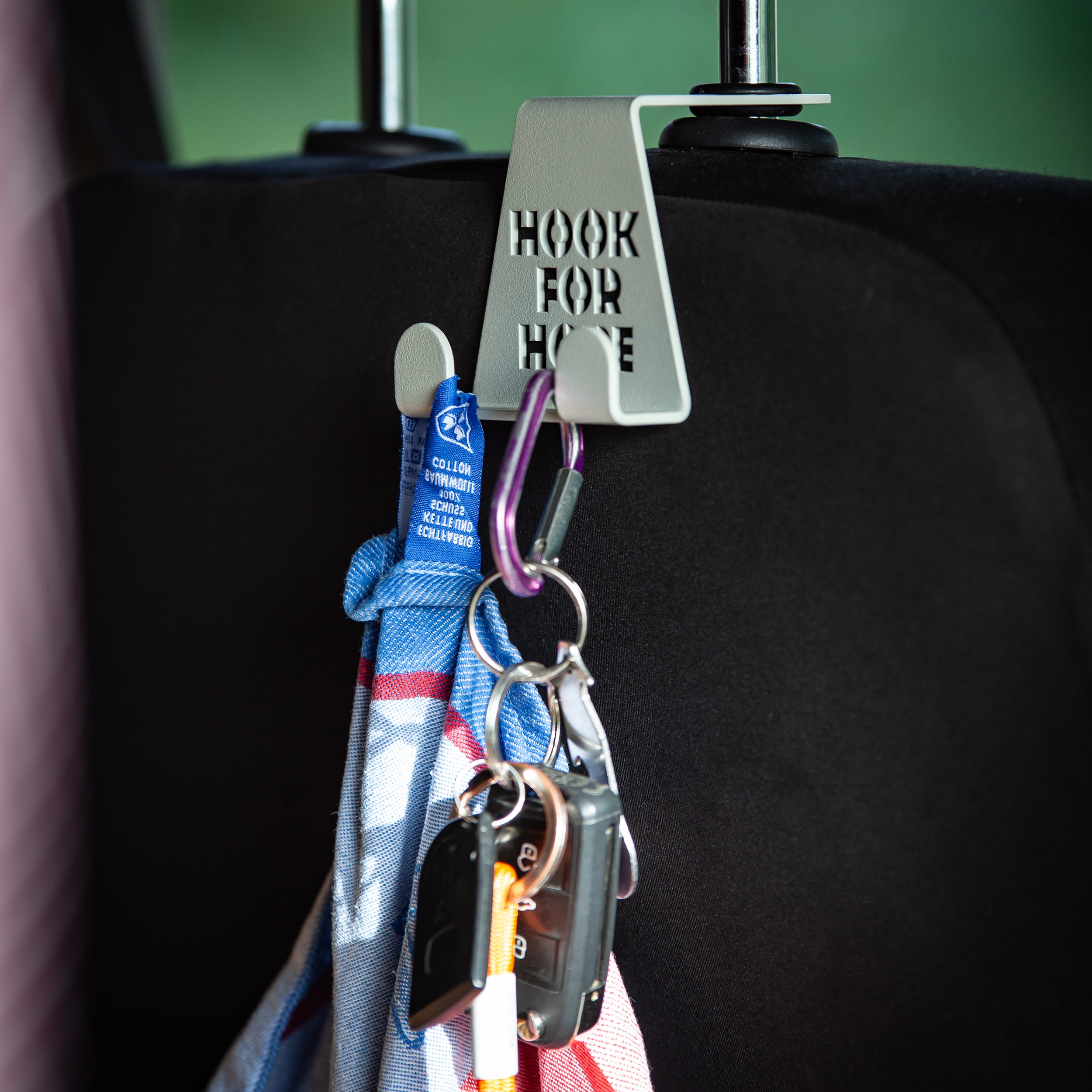 Hook For Hope | Fair Made Garderobenhalterung für die Kopfstütze | Campervan & Reisefahrzeug