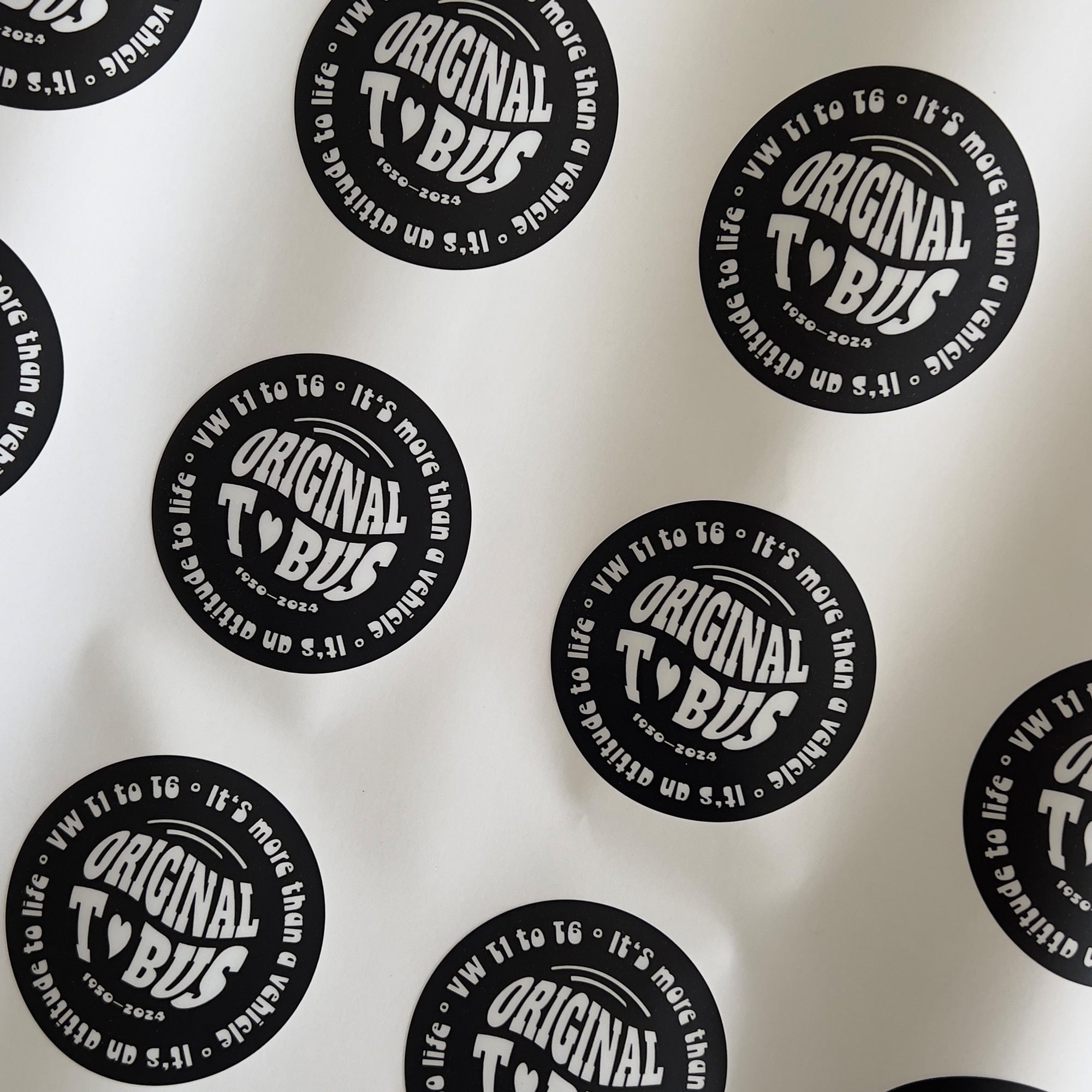 Original T-Bus Sticker für alle VW Bulli-Fans