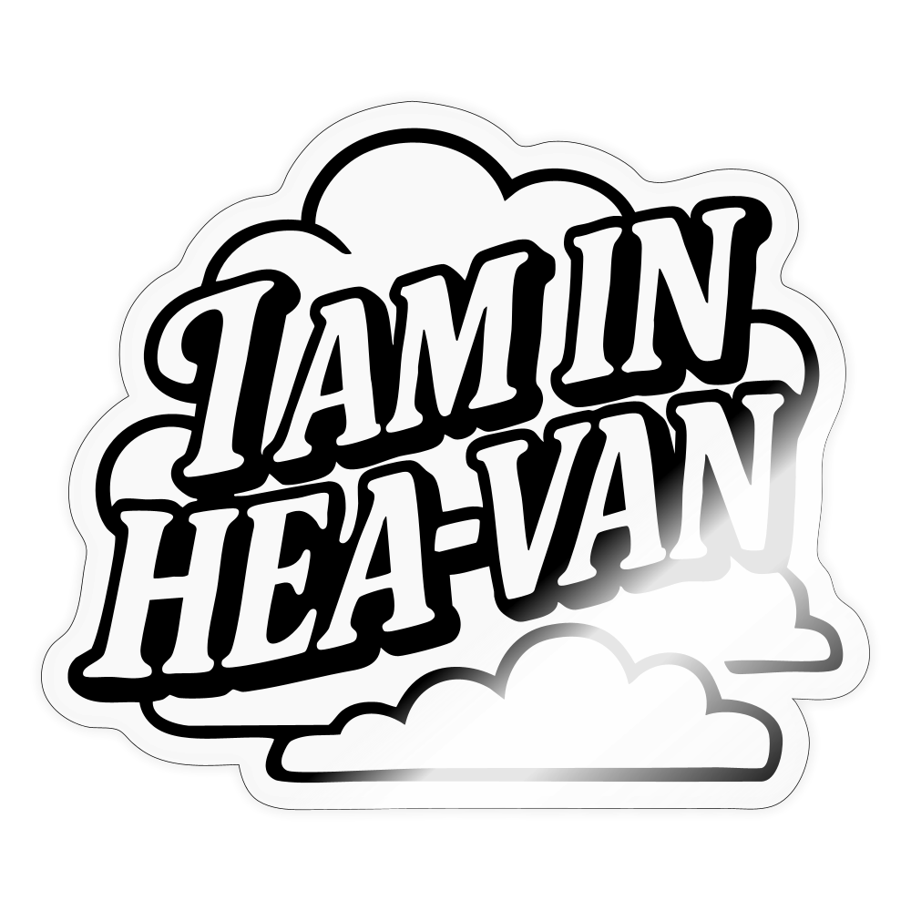 Sticker "HEA-VAN" - Transparent glänzend