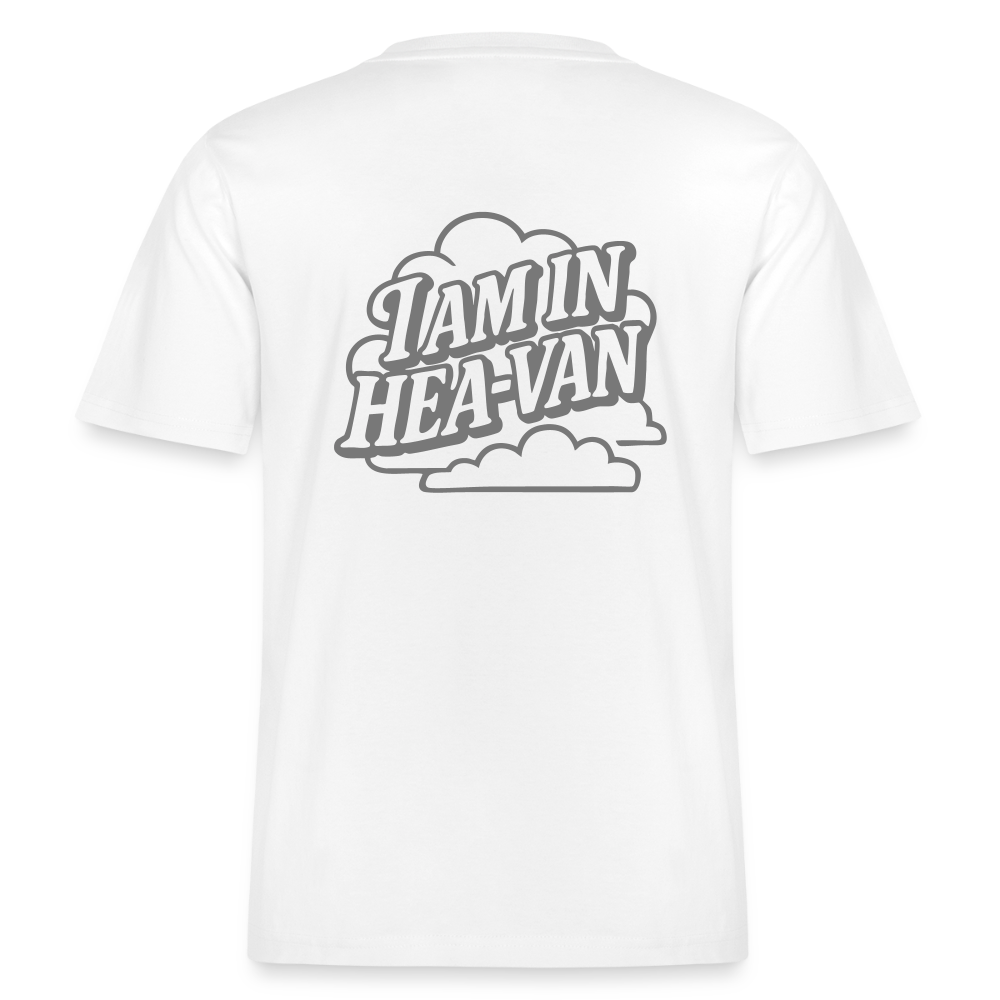 T-Shirt White Bio "I AM IN HEA-VAN" - Weiß