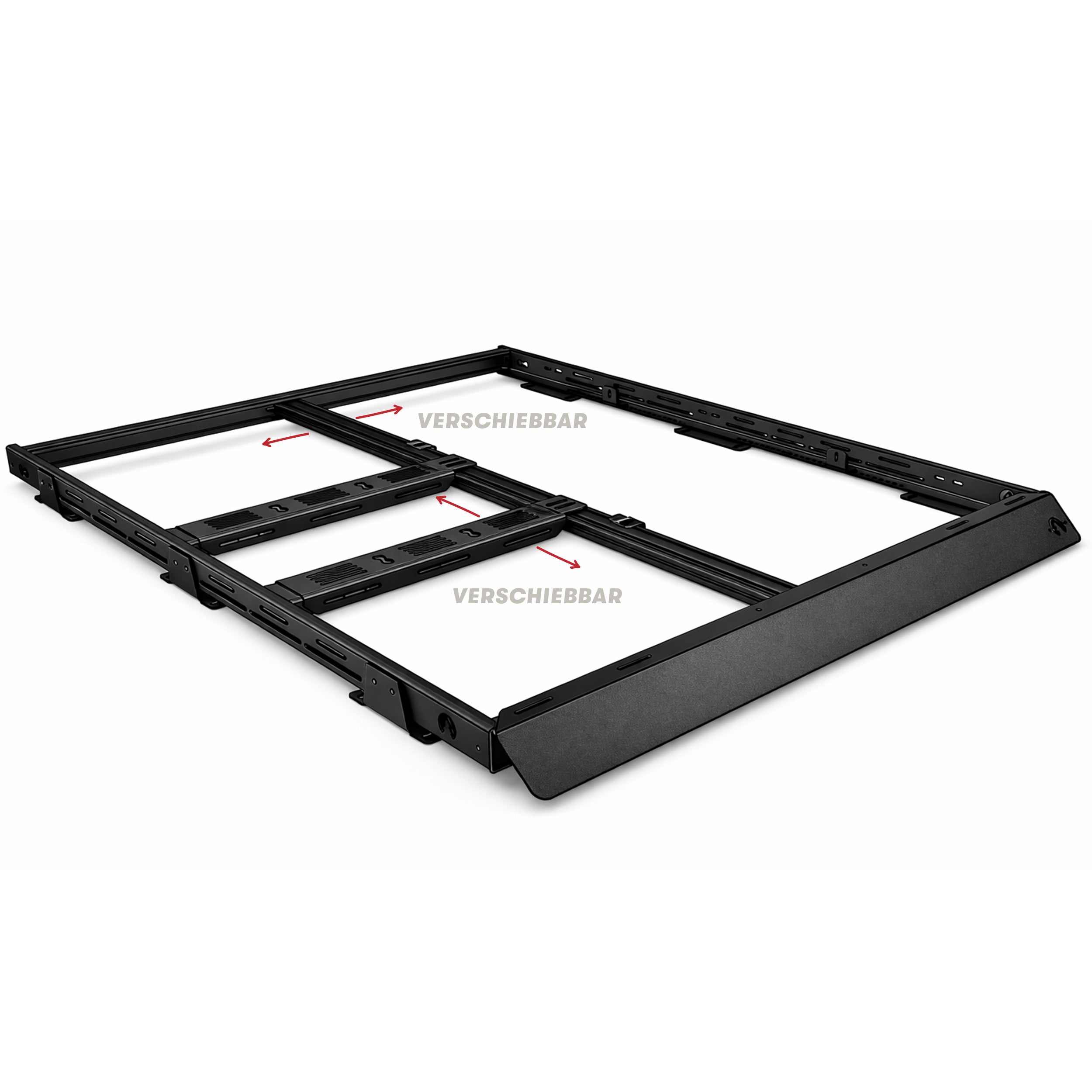 Leichtbau-Dachträger für Aufstelldächer mit begrenzter Dachlast