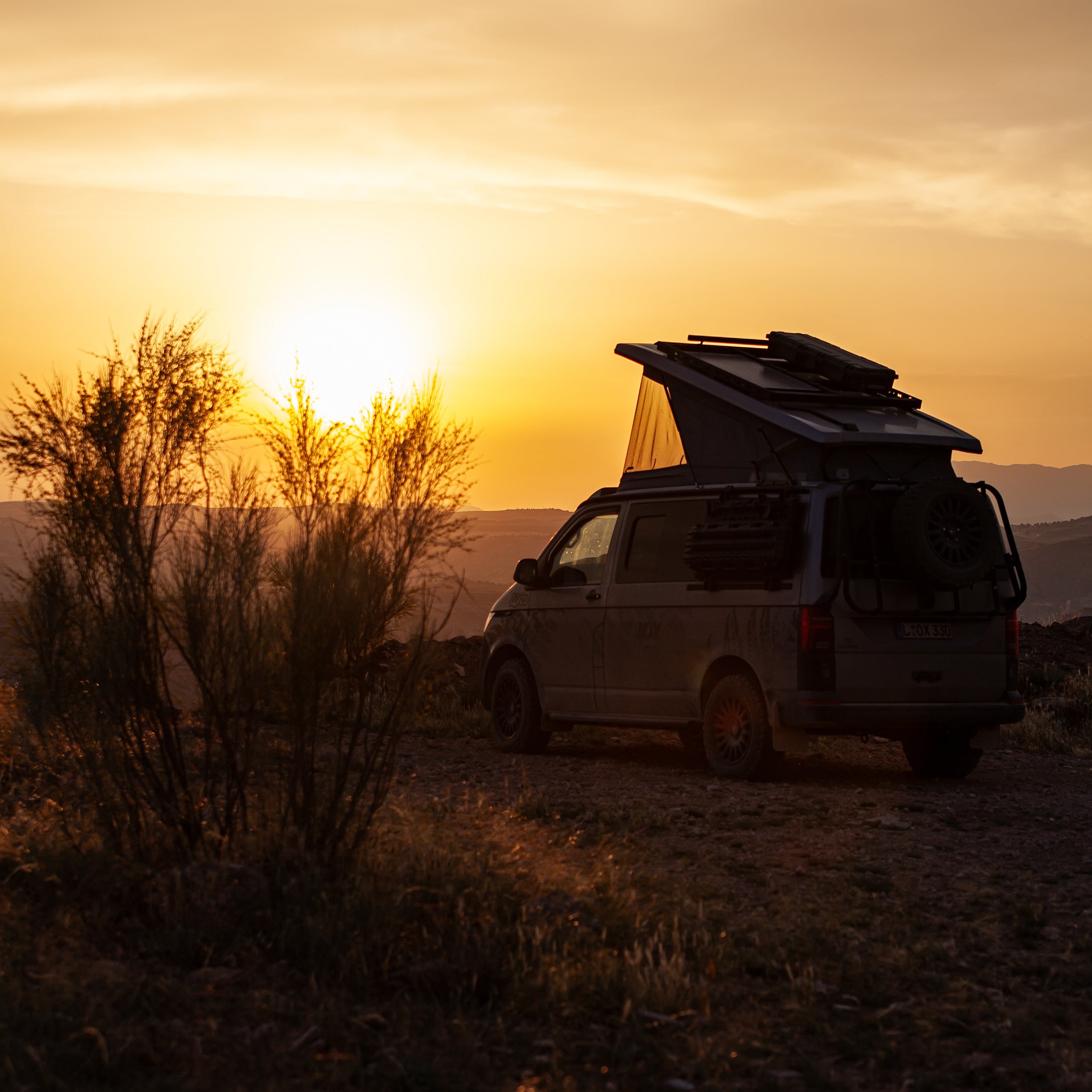 Leichtbau-Dachträger für Aufstelldächer mit begrenzter Dachlast