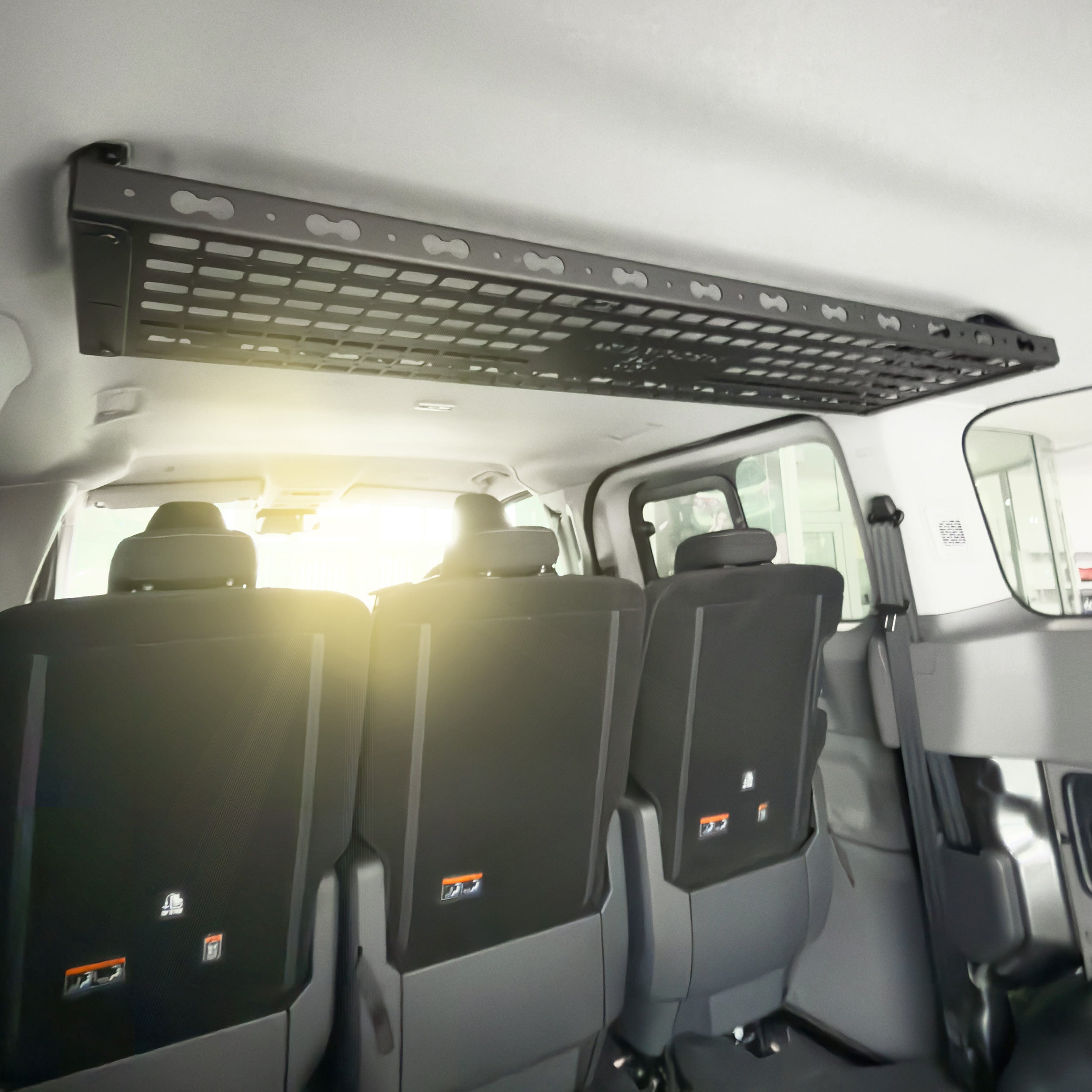 Deckenregal für klapperfreien Stauraum # VW New Transporter, Ford Transit Custom